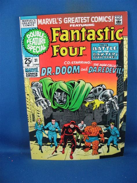 Marvels Greatest Comics Vf Nm Dr Doom Comic Books Bronze