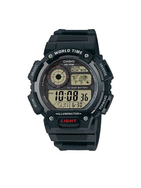 Casio Часовник AE 1400WH 1AVEF Черен Modivo bg