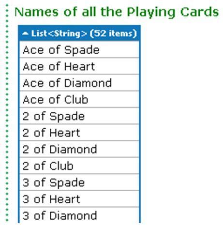 Playing Cards Names And Numbers : Jumbo index playing card available from the Blind Foundation ...