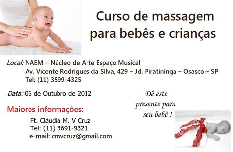 Massagem Para Bebês E Crianças Divulgando