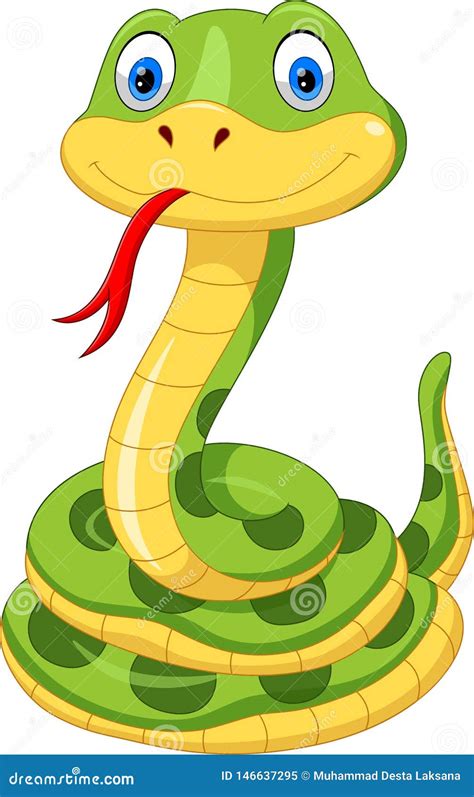 This Is An Illustration Of A Snake Drawing | CartoonDealer.com #220368096