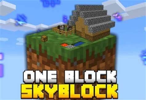 One block skyblock Minecraft Map