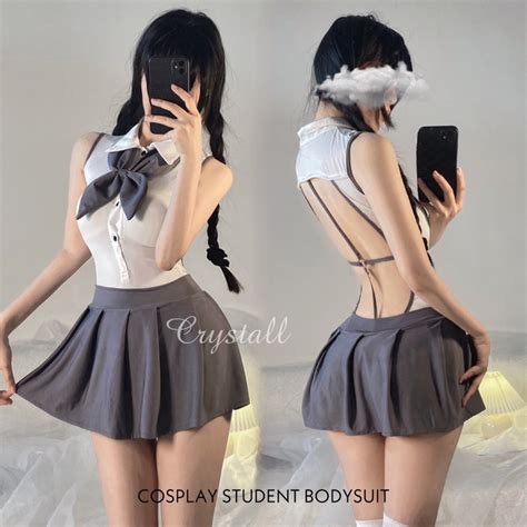 Jual Sexy Lingerie Cosplay Student Baju Sexy Cosplay Wanita Costume