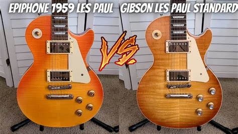 Epiphone 1959 Les Paul Standard Vs Gibson Les Paul Standard 60s Can