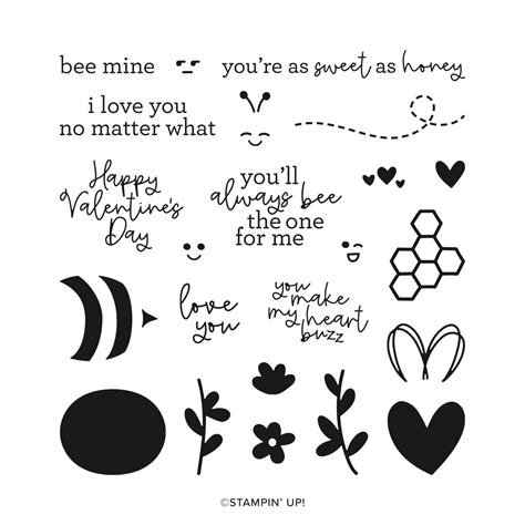 Bee My Valentine Stamp Set By Stampin Up