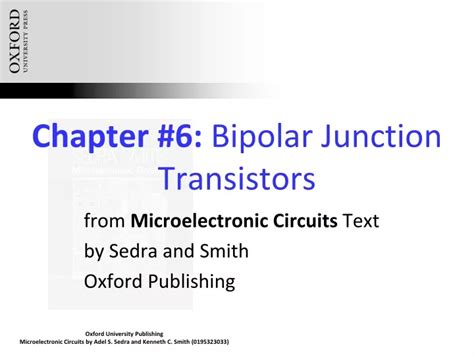 PPT Understanding Bipolar Junction Transistors For Circuit Design