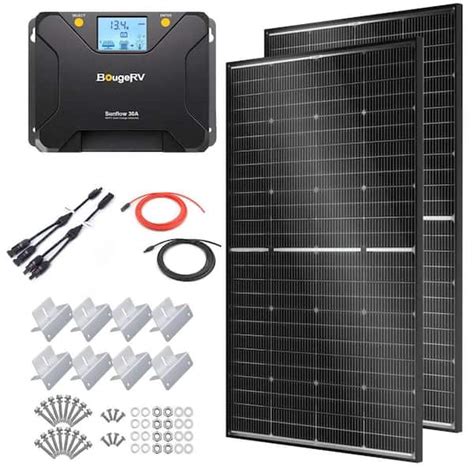 BougeRV 400 Watt 12 Volt N Type Solar Power RV Kit HD400W 4 The Home