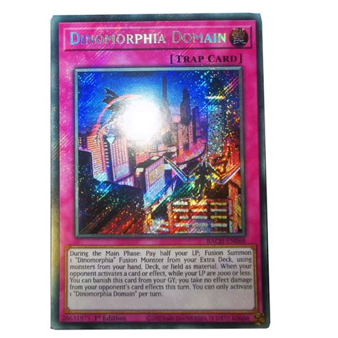 Yu Gi Oh Dinomorphia Domain Bach En A Edizione English Magicians