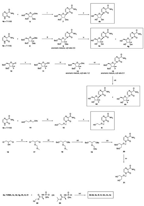 Scheme 1 Preparation Of Nucleoside Analogues 3b 3d And 4b 4o Reagents Download Scientific