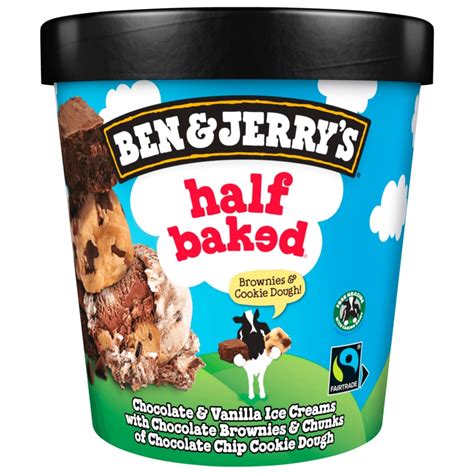 Ben And Jerrys Eis Half Baked Brownies And Cookie Dough 465ml Bei Rewe Online Bestellen