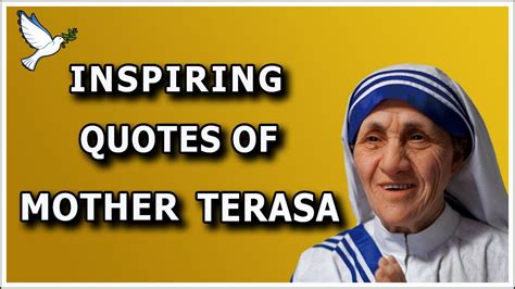 Inspiring Quotes Of Mother Teresa Youtube