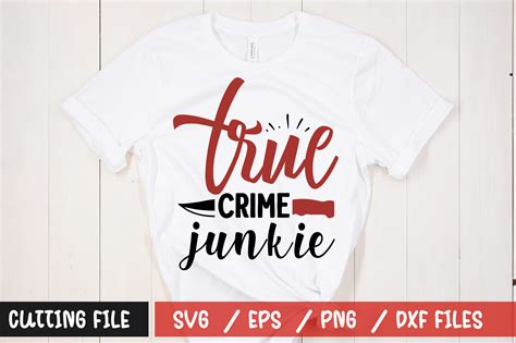 True Crime Junkie SVG Graphic By Craftygenius Creative Fabrica