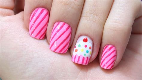 Unhas De Cupcake Cupcake Nails Jana Taffarel YouTube