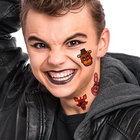 Five Nights At Freddys Temporary Tattoos Freddy Fazbear Etsy Ireland