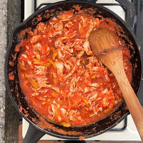 Como Hacer Tinga De Pollo Receta Paso A Paso Sabores De Mi Huerto