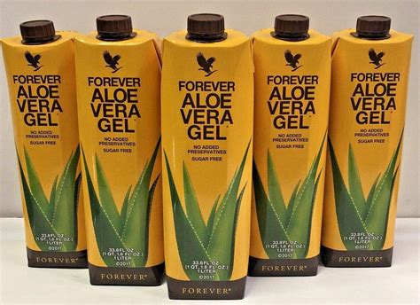 Aloe Vera Forever Living Gel - Original 5 x 1000 ML