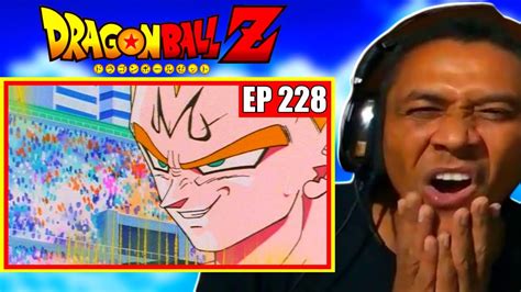 MAJIN VEGETA SURGE PAI REAGINDO DRAGON BALL Z EP 228 YouTube