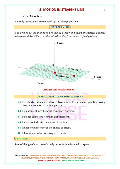 Cbse Class 11 Physics Notes With Derivations Toppers Cbse