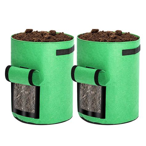 Pcs Sac Plantes Sac De Plantation Avec Poign Es Kit De Jardini Re