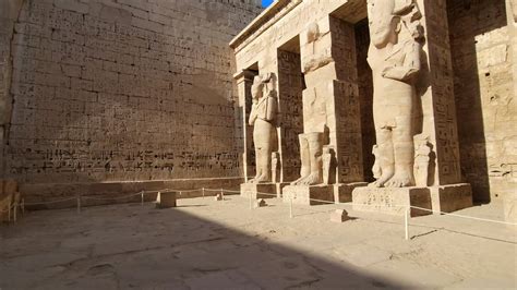 Magnificent Temple Of Medinet Habu In Egypt Free Stock Video