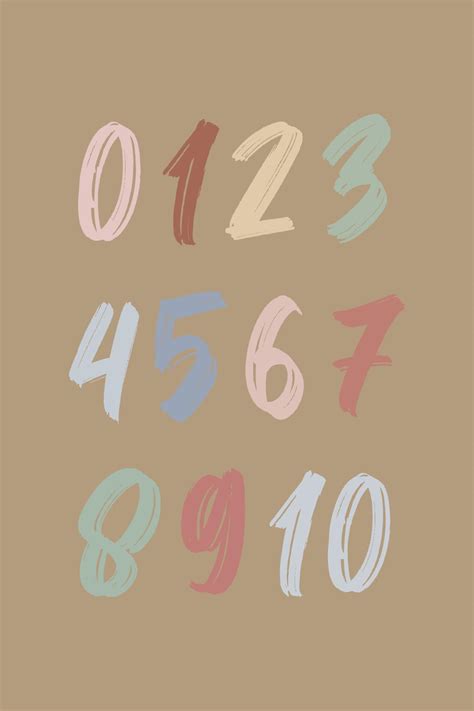 Numbers Poster, 123 Prints, Printable Numbers 123 Poster Educational ...