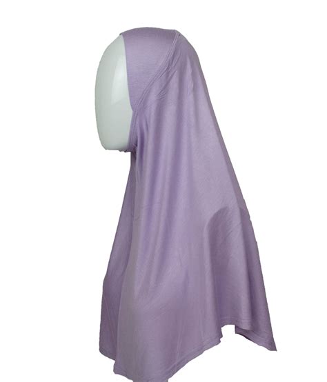 One Piece Slip On Jersey Hijab Lilac Bella Hijabs