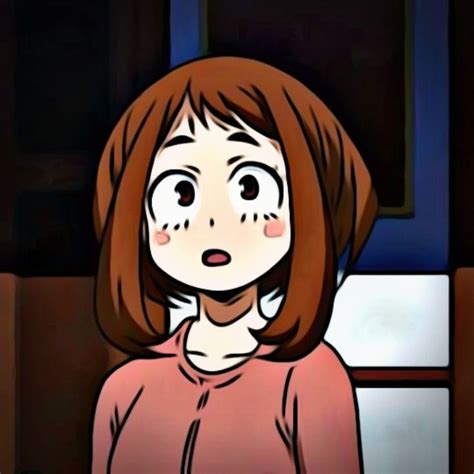 Uraraka Ochako Icon En Anime Bonito Personajes De Anime Anime