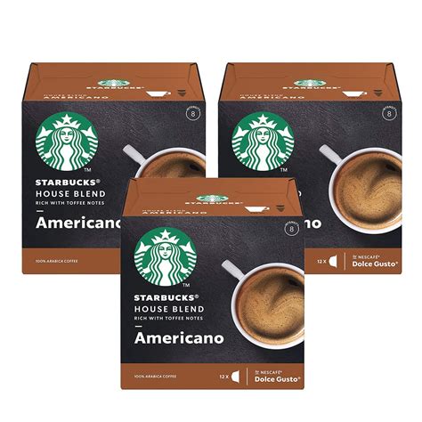 Amazon Nescafe Dolce Gusto Starbucks House Blend Americano X