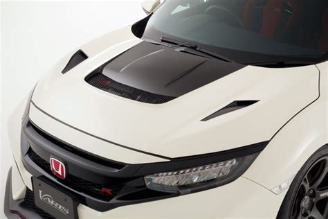 Evasive Motorsports Varis Cooling Hood Carbon Honda Civic Type R