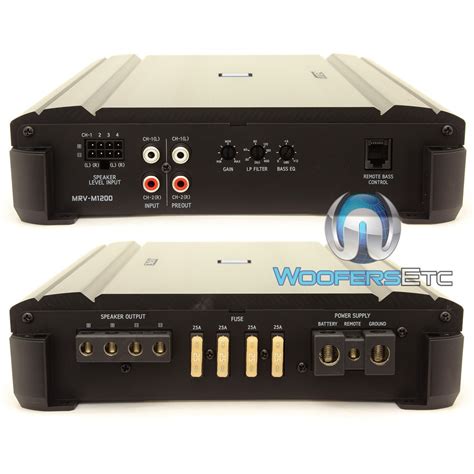 Alpine Mrv M Monoblock W Rms Class D Amplifier Pair Of R W D