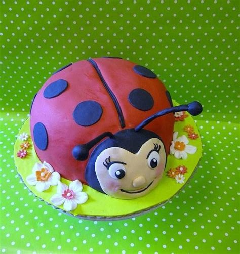 Ladybird Cake Decorated Cake By Wanda Cakesdecor