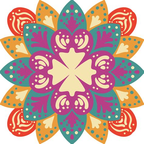 Diwali Rangoli Element 32199593 Vector Art at Vecteezy