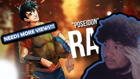 Zengu Reacts To Percy Jackson Rap Feel Like Poseidon Youtube