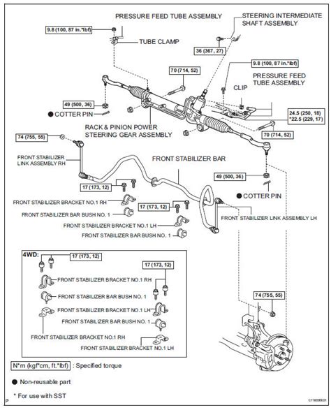 Toyota Sienna Service Manual Rack And Pinion Power Steering Gear