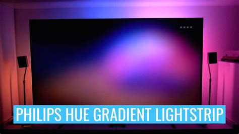 Philips Hue Play Gradient Lightstrip Testbericht Montage Setup