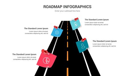 Infographics Powerpoint Template Road Map Images