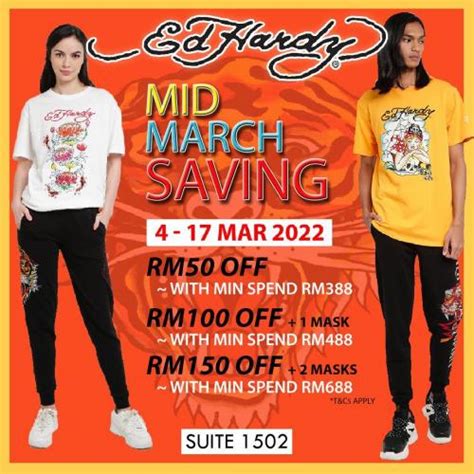 Ed Hardy Mid March Savings Sale At Johor Premium Outlets Mar