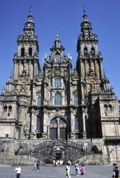 Cathedral Santiago De Compostela West Facade El Obradoiro RIBA Pix