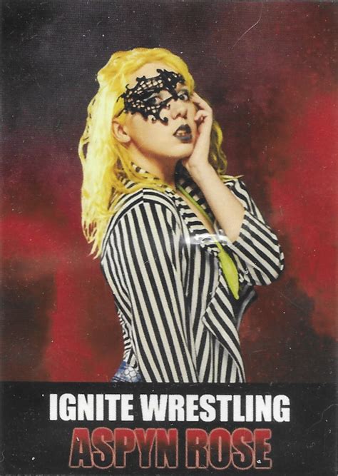 IGNITE WRESTLING 2020 ASPYN ROSE CRAZY CARD COLLECTOR