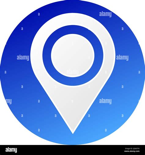 Map Marker Map Pin Location Address Icon Vector Illustration Stock