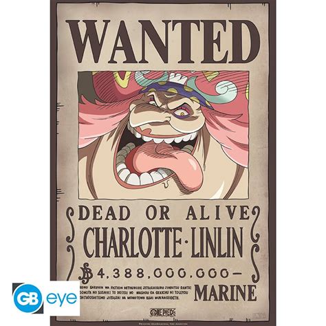 One Piece Wanted Poster Big Mom Arc Ruffy Zoro Nami Sanji Chopper The