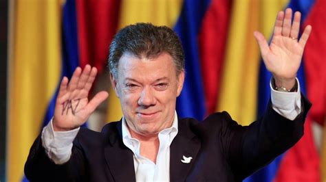 Premio Nobel De La Paz Juan Manuel Santos Presidente De Colombia