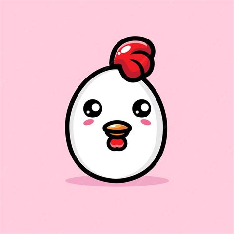 Premium Vector Cute Chicken Egg Character Design