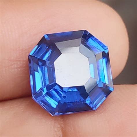 10 30 Ct Beautiful Blue Tanzanite Loose Gemstone Emerald Shape Etsy