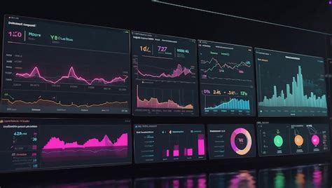 Premium Photo A Dashboard With Graphs Charts And Other Data