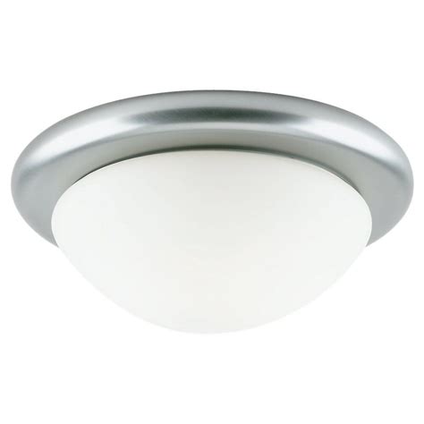 Sea Gull Lighting 2 Light Brushed Nickel Incandescent Ceiling Fixture The Home Depot Canada