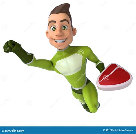 Fun Superhero Stock Illustration Illustration Of Healthy 49124649