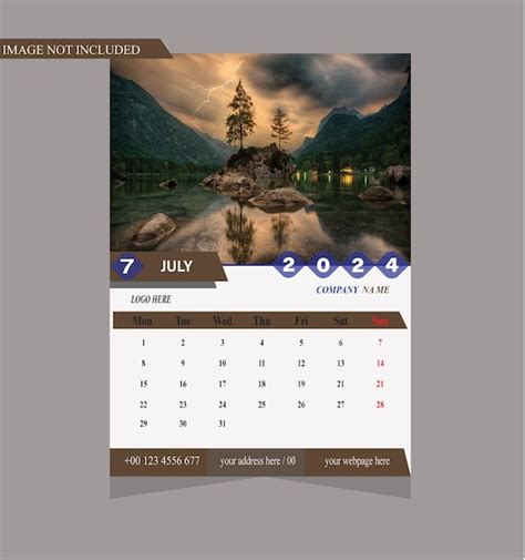 Premium Vector Calendar Design