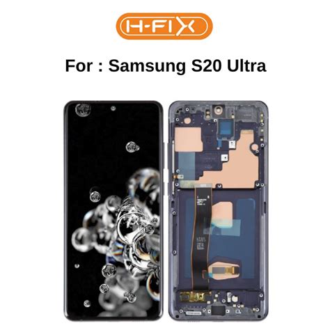 Jual HFIX Lcd Samsung S20 Ultra OLED Fullset Touchscreen With Frame