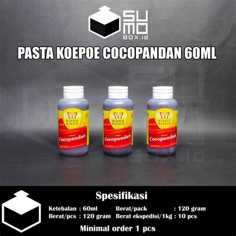 Jual Perisa Pasta Koepoe 60ml Perasa Makanan Penguat Aroma Makanan